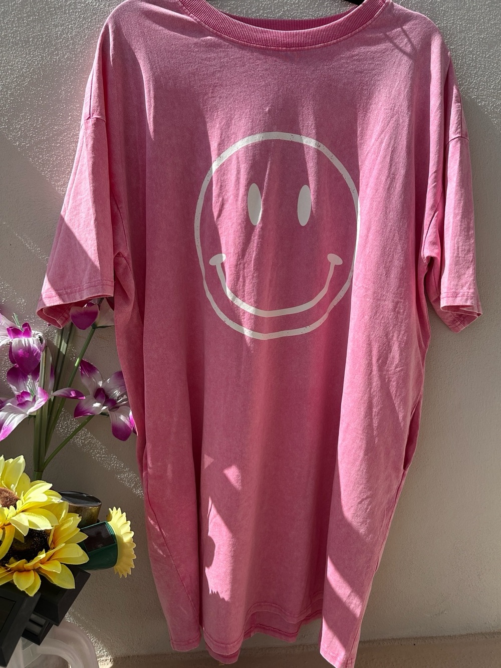 Easel Pink Graphic Tee with Branded Tag